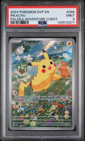 PSA 9 - Black Star Promo - Pikachu #088