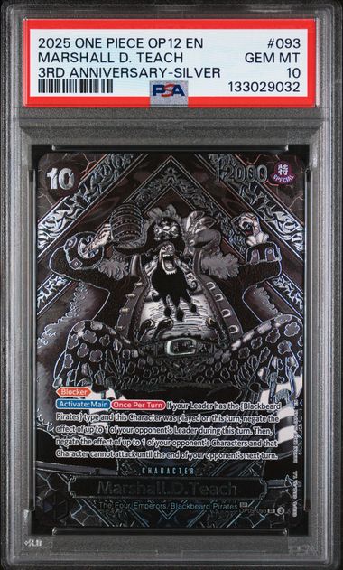 PSA 10 - Legacy of the Master - Marshall.D.Teach Silver SP