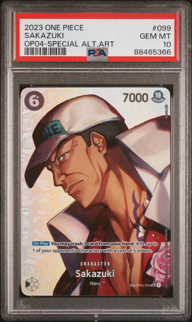PSA 10 - OP04 - Sakazuki SP