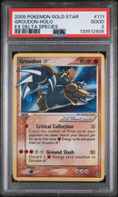 PSA 2 - EX Delta Species - Groudon Gold Star