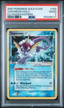 PSA 2 - EX Power Keepers - Vaporeon Gold Star