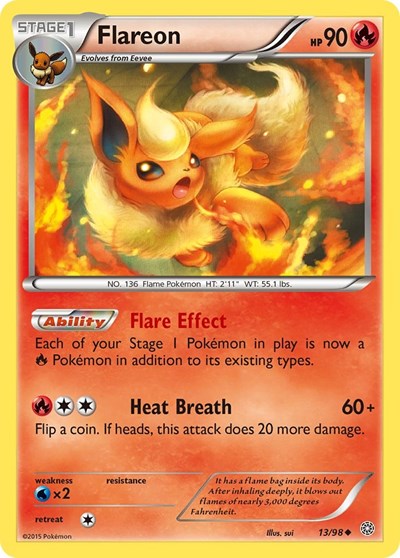 Flareon - (13/98) - XY - Ancient Origins - (Uncommon)