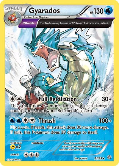 Gyarados (21) - (21/98) - XY - Ancient Origins - (Holo Rare)