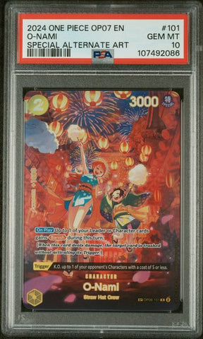PSA 10 - 500 Year Into the Future - O-Nami SP #101