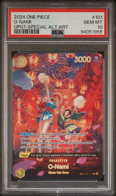 PSA 10 - 500 Year Into the Future - O-Nami SP