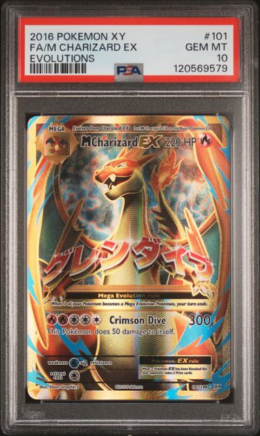 PSA 10 - XY Evolutions - M Charizard Ex