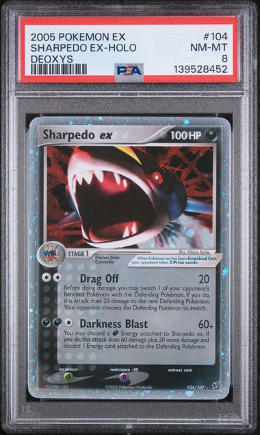 PSA 8 - Deoxys - Sharpedo EX