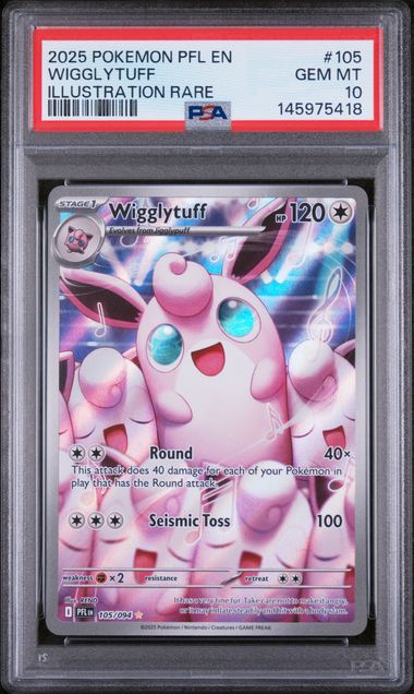 PSA 10 - Phantasmal Flames - Wigglytuff