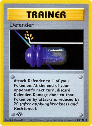 Defender (80/102) [Base Set Shadowless Unlimited]