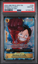 PSA 10 - OP07 - Monkey. D. Luffy Alt