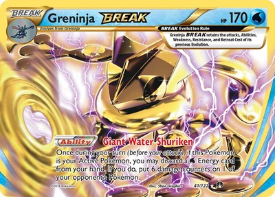 Greninja BREAK - (41/122) - XY - BREAKpoint - (Rare BREAK)