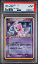 PSA 8 - Holon Phantoms - Mew Holo (Swirl)