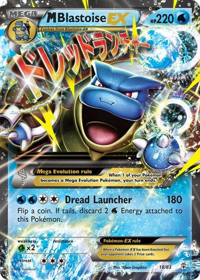 M Blastoise EX - (18/83) - Generations - (Ultra Rare)