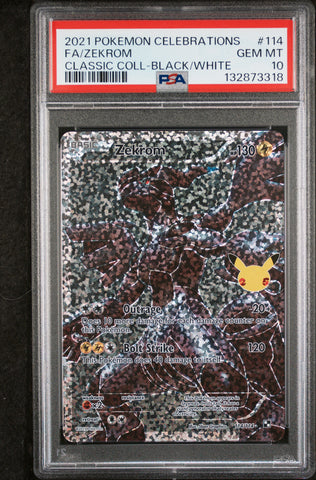 PSA 10 -  Celebrations - Zekrom #114