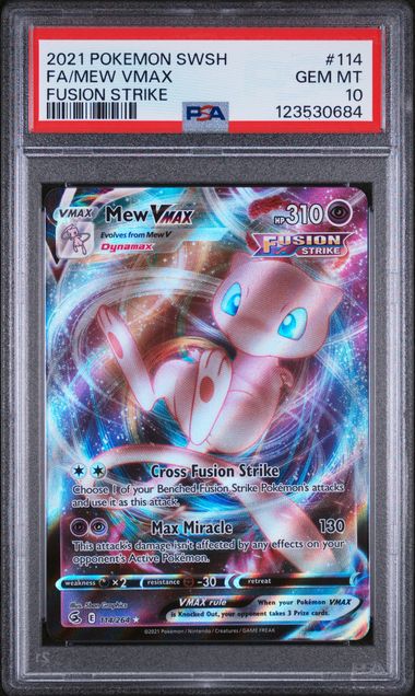PSA 10 - Fusion Strike - Mew Vmax