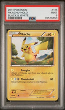 PSA 9 - Black & White Base - Pikachu Secret Rare
