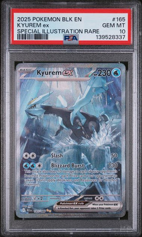 PSA 10 - Black Bolt  - Kyurem EX #165