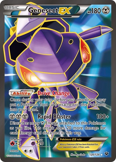 Genesect EX - (120/124) - XY - Fates Collide - (Ultra Rare)