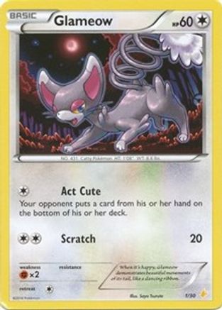 Glameow (1/30) [XY: Trainer Kit 3 - Pikachu Libre]