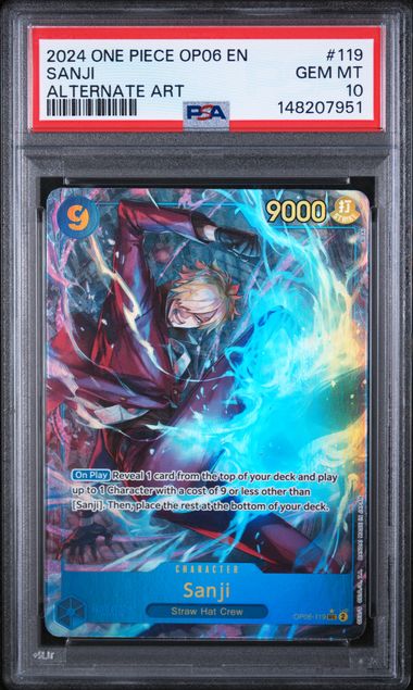 PSA 10 - OP06 - Sanji Alt