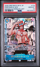 PSA 10 - Japanese Carrying On His Will - Portgas.D.Ace Manga