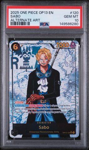 PSA 10 - Carrying On His Will - Sabo Alternate #120