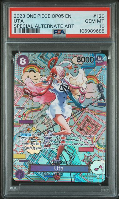 PSA 10 - OP05 - Uta (Special Alternate Art)