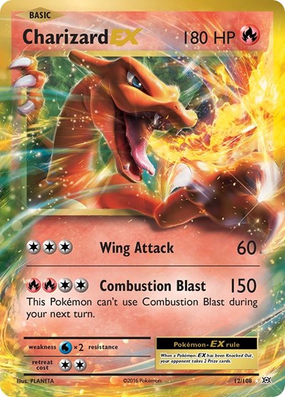 Charizard EX - (12/108) - XY - Evolutions - (Ultra Rare)