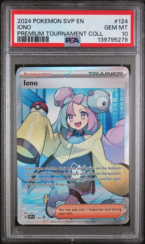 PSA 10 - Black Star Promo - Iono #124
