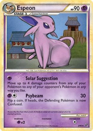 Espeon (2/90) (Theme Deck Exclusive) [HeartGold & SoulSilver: Undaunted]