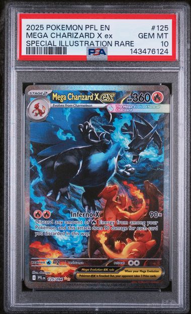 PSA 10 - Phantasmal Flames - Mega Charizard X EX