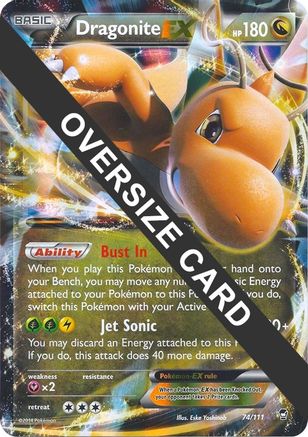 Dragonite EX (74/111) (Jumbo Card) [XY: Furious Fists]