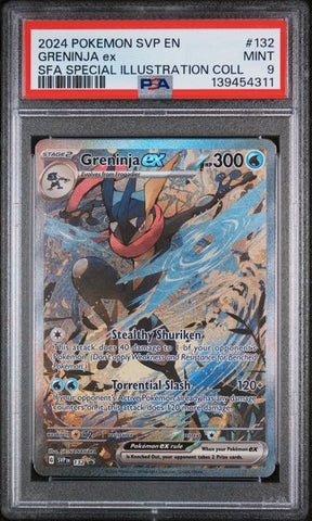 PSA 9 - Black Star Promo - Greninja Ex #132
