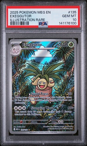 PSA 10 - Mega Evolution - Exeggutor #135