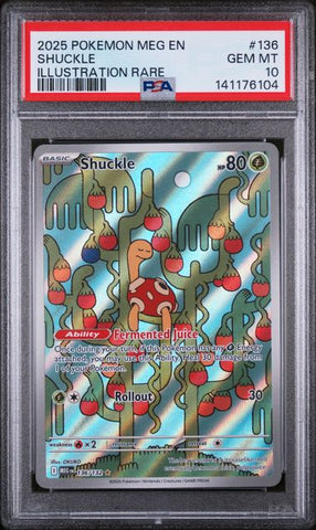 PSA 10 - Mega Evolution - Shuckle #136