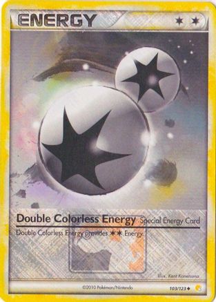 Double Colorless Energy (103/123) (League Promo) [HeartGold & SoulSilver: Base Set]