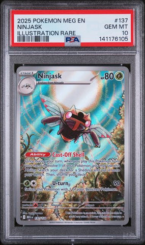 PSA 10 - Mega Evolution - Ninjask #137