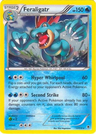 Feraligatr (17/119) (Cosmos Holo) (Blister Exclusive) [XY: Phantom Forces]
