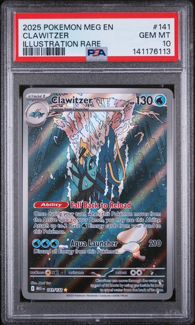 PSA 10 - Mega Evolution - Clawitzer