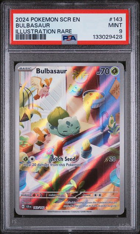 PSA 9 - Stellar Crown - Bulbasaur #143