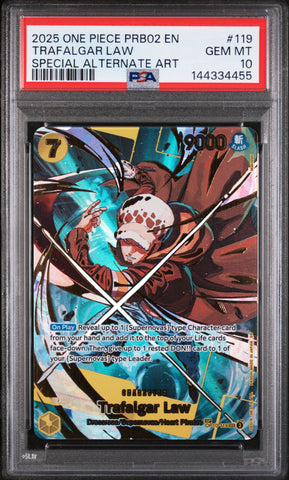 PSA 10 - PRB02 - Trafalgar Law SP #119