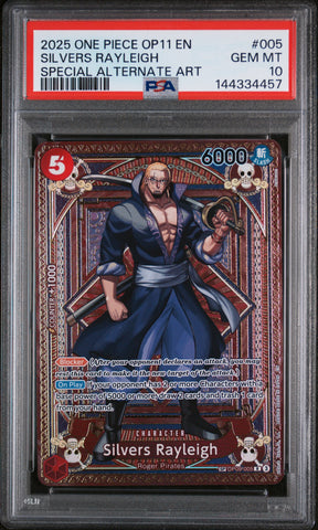 PSA 10 - Fist of Divine Speed - Silvers Rayleigh SP #005