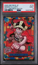 PSA 9 - Premium Card Collection: One Piece Day '25 - Monkey.D. Luffy
