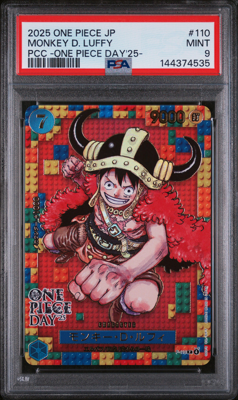 PSA 9 - Premium Card Collection: One Piece Day '25 - Monkey.D. Luffy