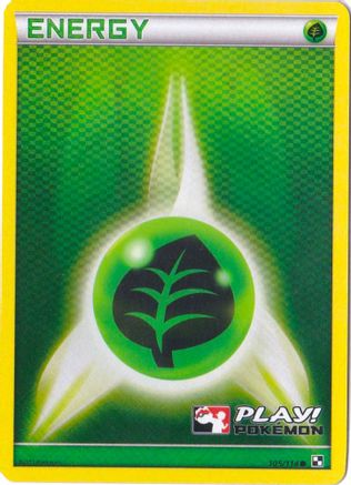 Grass Energy (105/114) (Play Pokemon Promo) [Black & White: Base Set]