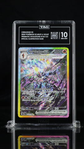 TAG 10 - Prismatic Evolutions  - Ceruledge EX #147