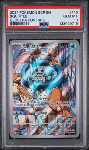 PSA 10 - Stellar Crown - Squirtle #148