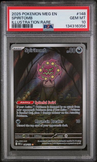 PSA 10 - Mega Evolutions - Spiritomb