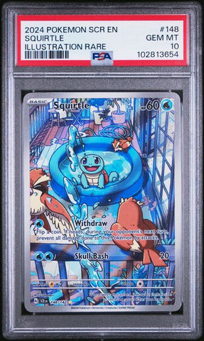 PSA 10 - Stellar Crown - Squirtle #148