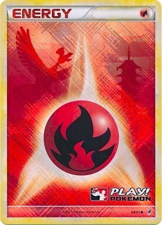 Fire Energy (Play! Pokemon) - (089/095) - League & Championship Cards - (Promo)